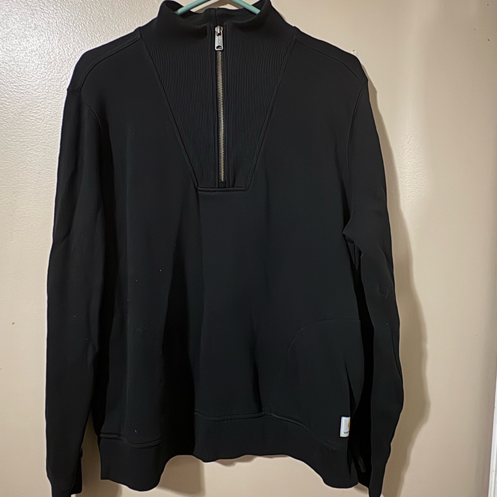 Carhartt Women’s Black Zip-Neck Sweater
